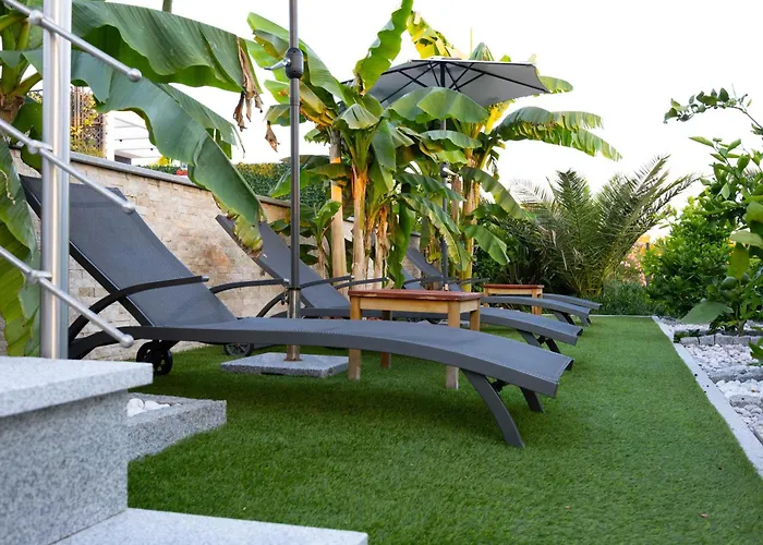 Luxury White Sails With A Multi Sport Court And Sea View