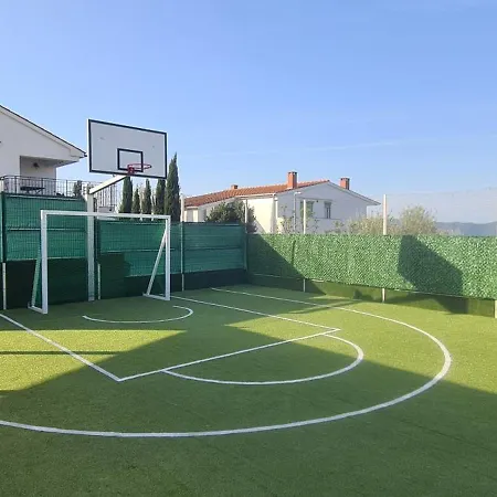 Luxury White Sails With A Multi Sport Court And Sea View Pinezići